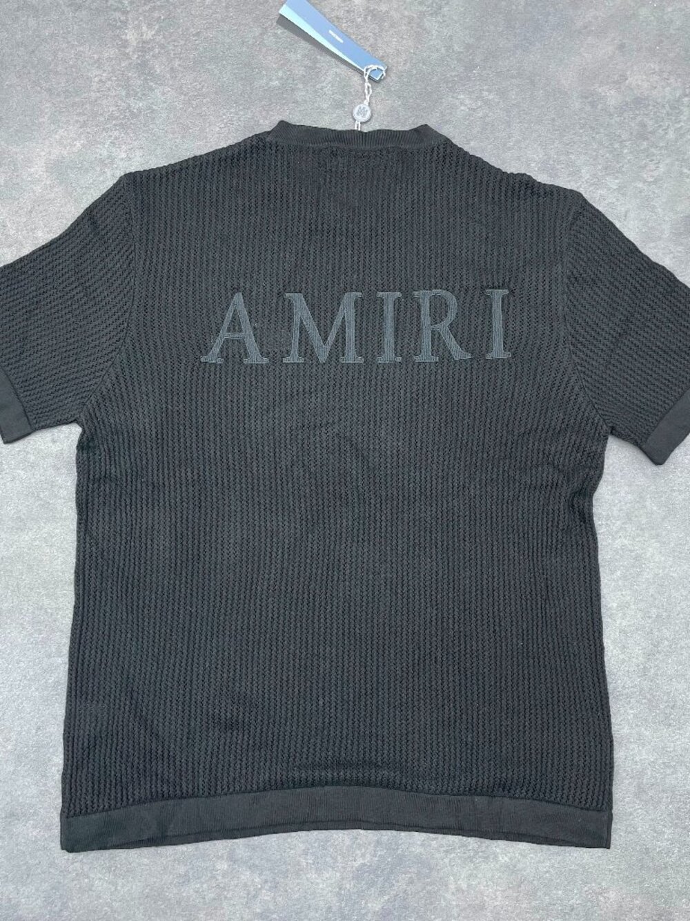 AMIRI Men's Black Knit T-Shirt & Shorts Set- Size XL - Picture 3 of 10